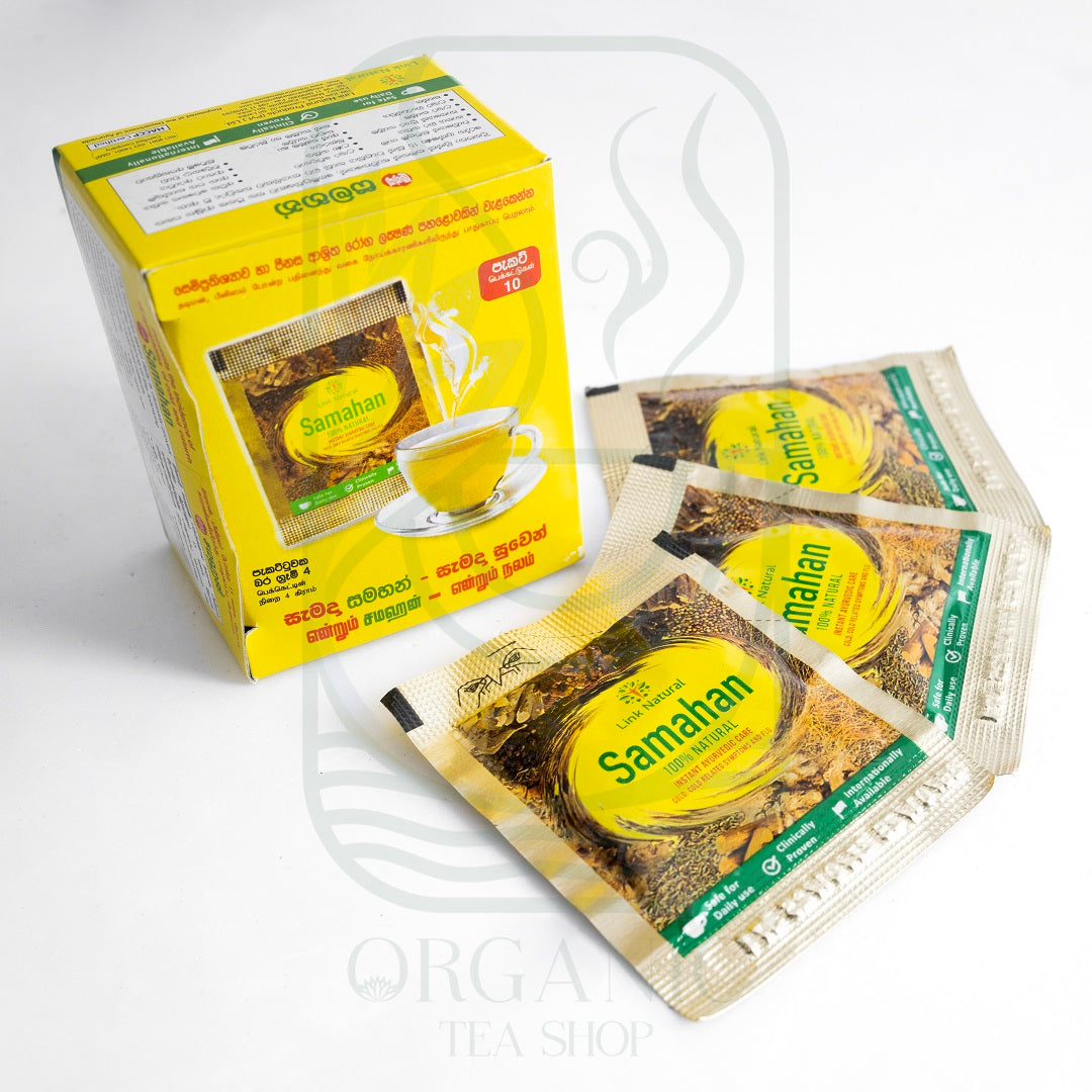 Samahan Ayurvedic Herbal Tea Packets – Authentic Sri Lankan Herbal Wellness Drink