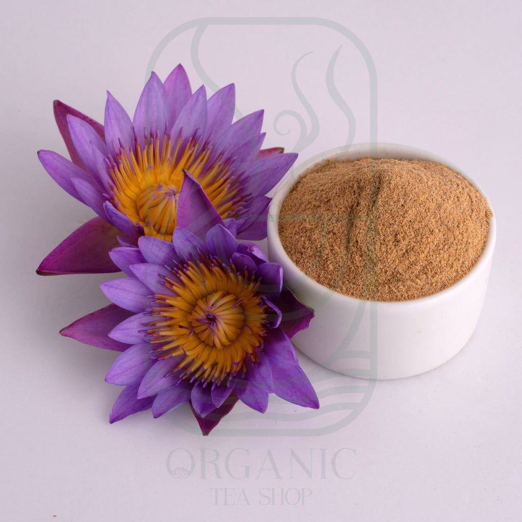 Premium Blue Lotus Flower Powder (Nymphaea caerulea) from Sri Lanka