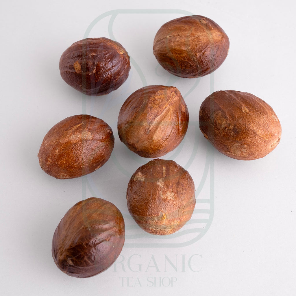 Nutmeg whole spice for baking and beverages