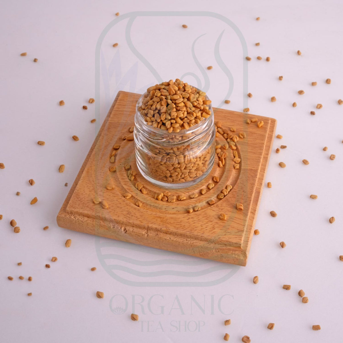Whole fenugreek seeds Trigonella foenum graecum spice