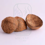 Natural coconut shells for crafts and gardening