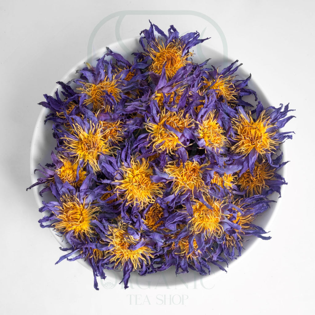 Natural Dried Blue Lotus Flowers for Herbal Tea and Infusions